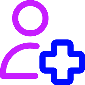 Nurse Assistant Emergency Icon from Core Neon - Free Set