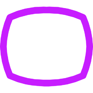 Composition Oval Icon from Core Neon - Free Set