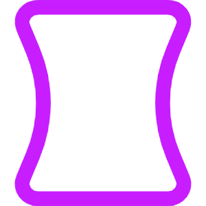 Composition Vertical Icon from Core Neon - Free Set