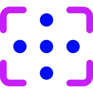 Focus Points Icon from Core Neon - Free Set