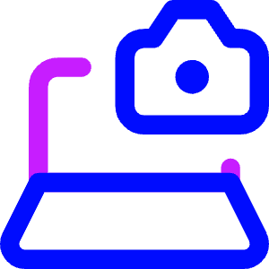 Laptop Camera Icon from Core Neon - Free Set