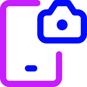 Mobile Phone Camera Icon from Core Neon - Free Set