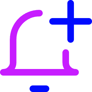 Add Bell Notification Icon from Core Neon - Free Set