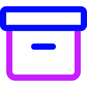 Archive Box Icon from Core Neon - Free Set