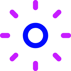 Brightness 1 Icon from Core Neon - Free Set