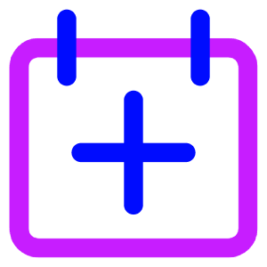 Calendar Add Icon from Core Neon - Free Set