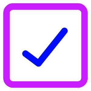 Check Square Icon from Core Neon - Free Set