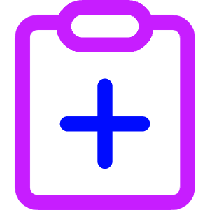 Clipboard Add Icon from Core Neon - Free Set
