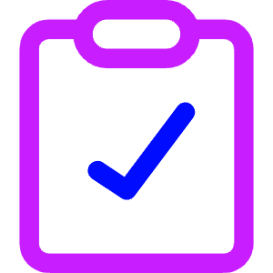 Clipboard Check Icon from Core Neon - Free Set