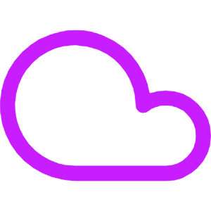 Cloud Icon from Core Neon - Free Set