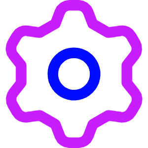 Cog 1 Icon from Core Neon - Free Set