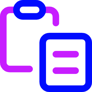 Copy Paste Icon from Core Neon - Free Set