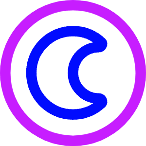 Dark Dislay Mode Icon from Core Neon - Free Set