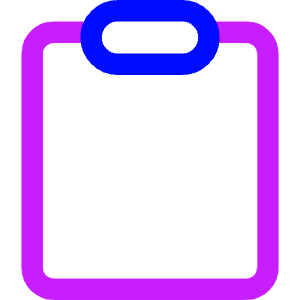 Empty Clipboard Icon from Core Neon - Free Set