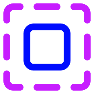 Expand Icon from Core Neon - Free Set