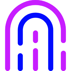 Fingerprint 1 Icon from Core Neon - Free Set