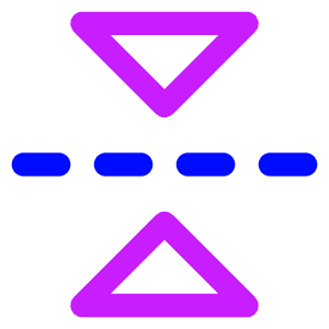 Flip Vertical Arrow 2 Icon from Core Neon - Free Set