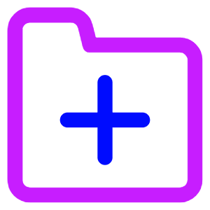 Folder Add Icon from Core Neon - Free Set