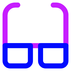 Glasses Icon from Core Neon - Free Set