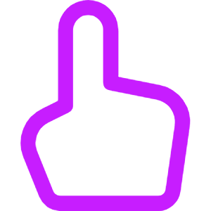 Hand Cursor Icon from Core Neon - Free Set