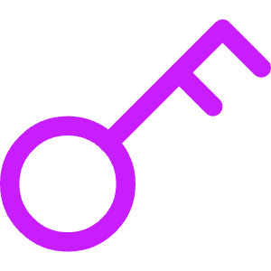 Key Icon from Core Neon - Free Set