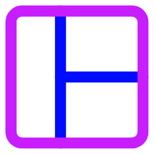 Layout Window 1 Icon from Core Neon - Free Set