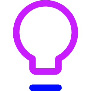 Lightbulb Icon from Core Neon - Free Set