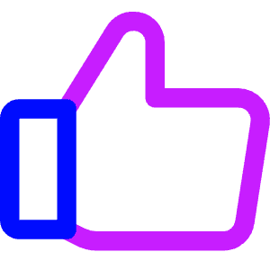 Like 1 Icon from Core Neon - Free Set