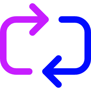 Line Arrow Reload Horizontal 2 Icon from Core Neon - Free Set
