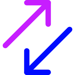 Line Arrow Transfer Diagonal 3 Icon from Core Neon - Free Set