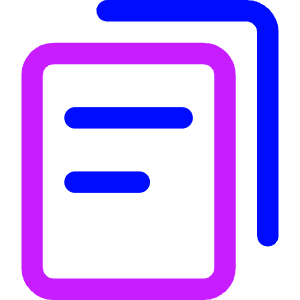 Multiple File 2 Icon from Core Neon - Free Set