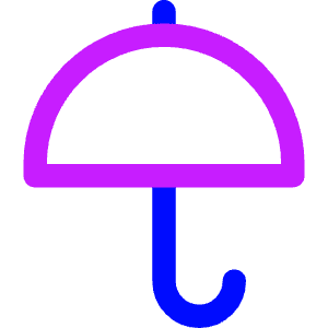 Open Umbrella Icon from Core Neon - Free Set
