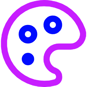 Paint Palette Icon from Core Neon - Free Set
