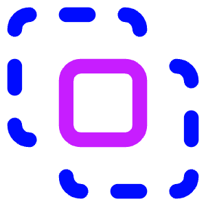 Pathfinder Square Intersect Icon from Core Neon - Free Set