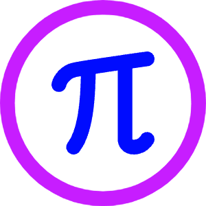 Pi Symbol Circle Icon from Core Neon - Free Set