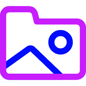 Pictures Folder Memories Icon from Core Neon - Free Set