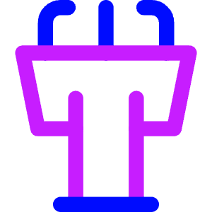Podium Icon from Core Neon - Free Set