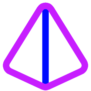 Pyramid Shape Icon from Core Neon - Free Set