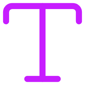 Text Style Icon from Core Neon - Free Set