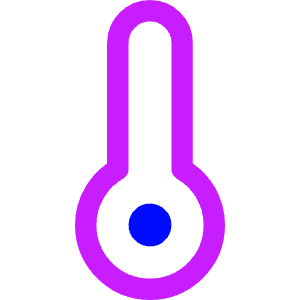 Thermometer Icon from Core Neon - Free Set