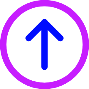 Upload Circle Icon from Core Neon - Free Set