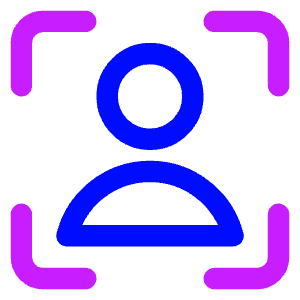 User Profile Focus Icon from Core Neon - Free Set