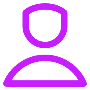 User Single Neutral Male Icon from Core Neon - Free Set