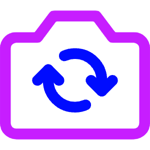 Video Swap Camera Icon from Core Neon - Free Set