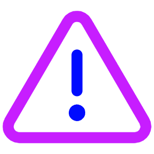 Warning Triangle Icon from Core Neon - Free Set