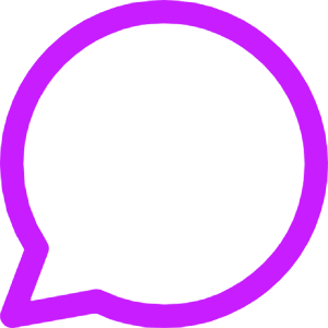 Chat Bubble Oval Icon from Core Neon - Free Set