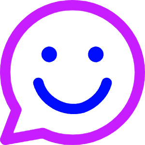 Chat Bubble Oval Smiley 1 Icon from Core Neon - Free Set