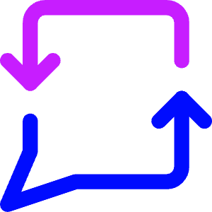 Discussion Converstion Reply Icon from Core Neon - Free Set