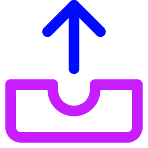 Inbox Tray 2 Icon from Core Neon - Free Set