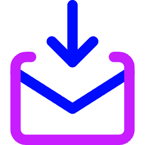 Mail Incoming Icon from Core Neon - Free Set